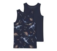 NAME IT Jungen Nmmtank Top 2P Dino Noos, Navy Blazer, Numeric_116