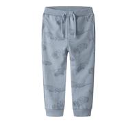 Name It Hose NMMVARON Jungen mit Tunnelzug Markenlabel bedruckt Gr. 116 dusty blau 100% Baumwolle