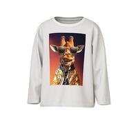 NAME IT Jungen Nmmvoto Ls Nreg Top, Cloud Dancer, 98