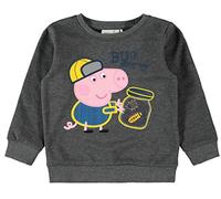 NAME IT Jungen Sweatshirt Schorsch Pig in grau 86