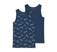 Name it - Kid's Tank Top Titan Skater 2-Packs - Top, Gr. 116, blau (Titan/Titan)