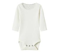Name It Langarmbody NBFKAB LS BODY NOOS Jungen Gr. 86 Cloud Dancer Jersey Rundhals