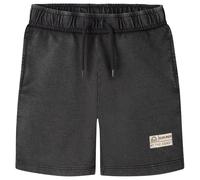 Name it - Kid's Fandelat Shorts - Shorts, Gr. 164, grau/schwarz (Black/PureCashmerePatch)