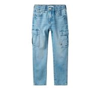 Name it kids Jungen Nkmsilas Tap Cargo Jeans 6650-Az Noos, Light Blue Denim, 134 EU