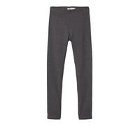 NAME IT KIDS LEGGINGS FEM KNIT CO95/EA5 - Dark Grey Melange / 122