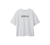 Name It Kids Mädchen Nkfdyp Wednesday Ss RLX Top Box Noos Sky, Cloud Dancer, 134-140 EU