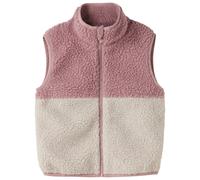 Name it - Kid's Mall Teddy Vest - Fleeceweste, Gr. 116, rosa (Woodrose)
