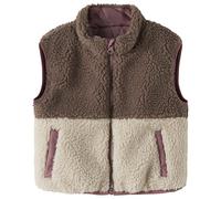 Name it - Kid's Monica Vest - Fleeceweste, Gr. 110, braun (WistfulMauve)