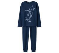 Name it - Kid's Nightset Titan Skater - Alltagsunterwäsche, Gr. 134-140, blau (Titan)