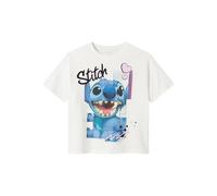 Name it - Bekleidung Nkfdiri Stitch Ss Nreg Top Noos Wdi 13238482 - weiß - Größe 11 - 12A 11 - 12A weiß