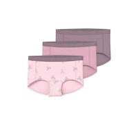 Panty NAME IT "NKFHIPSTER 3P BARELY PINK BOW NOOS", Kinder, Gr. 134 (140), pink (barely pink), Jersey, Obermaterial: 95% Baumwolle, 5% Elasthan, unifarben, körpernah, Unterhosen (69446130-134) barely