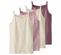 Name it - Kid's NKFStrap Top AOP 4-Pack - Top, Gr. 104, beige (Buttercream)