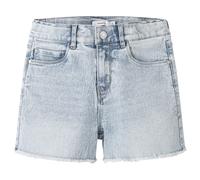 Name it - Kid's Rose HW Mom Denim Shorts - Jeans, Gr. 110, grau (LightBlueBleachedDenim)