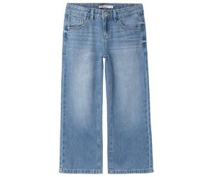 Name it - Kid's Rose Wide Jeans - Jeans, Gr. 104, blau (MediumBlueDenim)