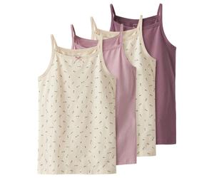Name it - Kid's Strap Top 4-Pack - Top, Gr. 92, beige (Buttercream)