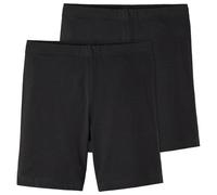 Name it - Kid's Vivian Solid Short Legging 2-Pack - Leggings, Gr. 146-152, schwarz (Black)