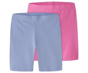 Name it - Kid's Vivian Solid Short Legging 2-Pack - Leggings, Gr. 158-164, lila (StrawberryMoonPurpleImpression)