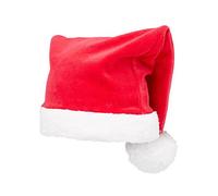 NAME IT Kinder Mütze Weihnachtsmütze in rot mit Bommel (54/55)