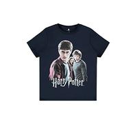 NAME IT Kinder T-Shirt Harry Potter, Ron Weasley Hermine Granger nkmOTTAR (122-128, Dark Sapphire)