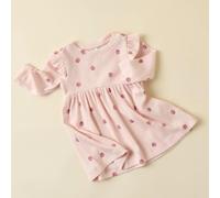 name it Kleidchen Rüschchen - Apfel Cradle Pink 80