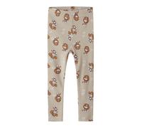 name it Leggings "Sanina" in Beige - Größe 128 | Kinderhosen