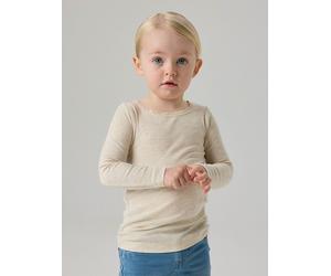 name it Longsleeve "Kab" in Beige - Größe 110 | Kinder Longsleeves
