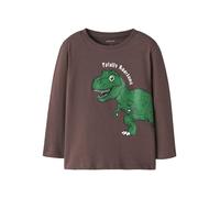 name it Longsleeve "Nedin" in Braun - Größe 104 | Kinder Longsleeves