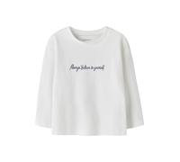 name it Longsleeve "Rearaja" in Weiß - Größe 110 | Kinder Longsleeves