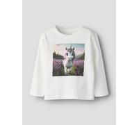 name it Longsleeve "Votea" in Weiß - Größe 92 | Kinder Longsleeves