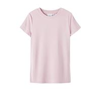 NAME IT Mädchen Basic T-Shirt Kurzarm NKFNILLA TOP, Größe:92, Farbe:Burnished Lilac
