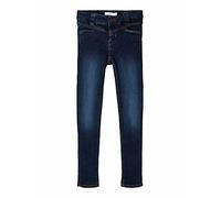 NAME IT Mädchen Denim-Jeans aus Bio-Baumwolle Dark Blue Denim 128