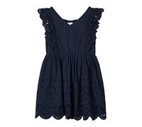 NAME IT Mädchen Kleid mit Loch-Stickmuster 164