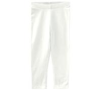 NAME IT Mädchen Leggings NITVIVIAN Capri Legging NMT NOOS 13141367, Einfarbig, Gr. 110, Weiß (Bright White)