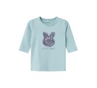 NAME IT Mädchen Longsleeve Kleiner Hase Ether 68