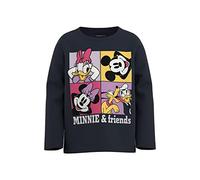 NAME IT Mädchen Longsleeve mit Minnie Mouse Print Dark Sapphire-122-128