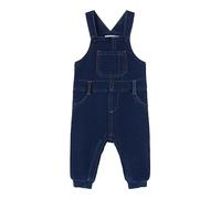 NAME IT Mädchen Nbmbundo Dnmtruebos Swe Overall Noos Hose, Dark Blue Denim, 74 EU