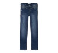 NAME IT Mädchen Stretch-Jeans Skinny Fit Dark Blue Denim 98