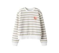Name it - Bekleidung Nkfbell Short Nreg Ls Swe Bru Ps Noos - Weiß - Größe 7A - 8A