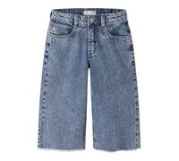 Name IT Mädchen Nkfbella DNM Jorts 3166-Mj H, Medium Blue Denim, 128 cm