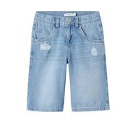 Name IT Mädchen Nkfbella Skater Shorts 5630-Be, Medium Blue Denim, 116 EU