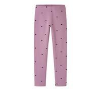 NAME IT Mädchen Nkfdavina AOP SWE Legging Bru Noos, Mauve Orchid, 116