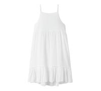 NAME IT Mädchen Nkffimia Sl Dress Noos Sommerkleid, Weiß, 140 EU