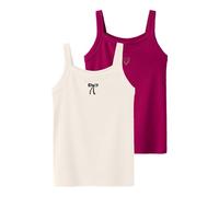 NAME IT Mädchen Nkfhaisy 2P Sl XSL Top Box Pb (2er Pack)