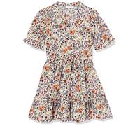 NAME IT Mädchen NKFJILIMA SS Dress Kleid, Dark Sapphire, 116