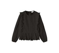 NAME IT Mädchen Nkfkora Shirt Bluse, Schwarz, 134-140 EU
