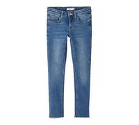 NAME IT Mädchen Nkfpolly Skinny 1191-io Noos Jeanshose, Medium Blue Denim, 158 EU