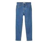 NAME IT Mädchen NKFROSE DNMCECE 2394 HW MOM Pant NOOS Jeans, Medium Blue Denim, 122