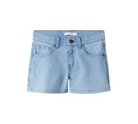 NAME IT Mädchen Nkfrose Wide DNM Shorts 1061-Dt Tb, Light Blue Denim, 152 cm
