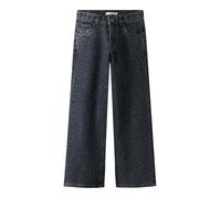 NAME IT Mädchen Nkfrose Wide Rhine Jeans 2424-Im S, Dark Midnight Denim, 134 cm