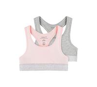 NAME IT Mädchen Nkfshort Top 2p Noos Unterhose, Barely Pink/Pack:w/ Grey Melange, 146/152 EU